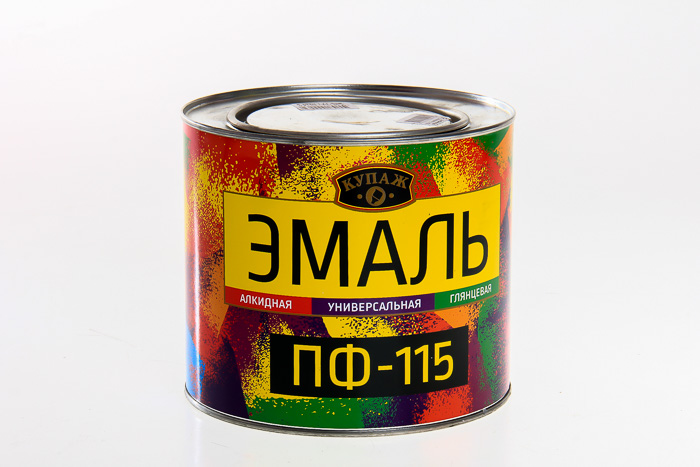 Эмаль ПФ-115 5кг черный КУПАЖ!!