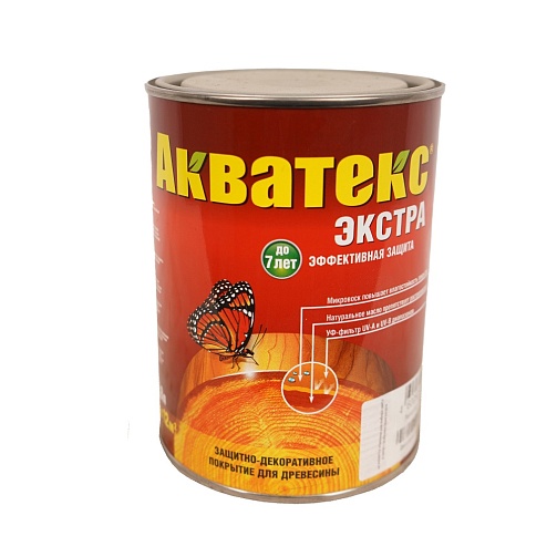 Защита антисепт покр 0,8л АКВАТЕКС Рогнеда (дуб) (6)!!!