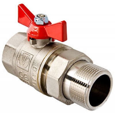 Кран американка шар 1/2 баб VALTEC