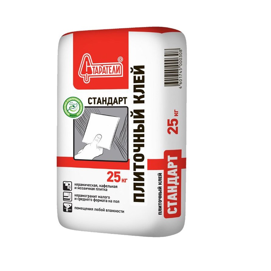 Клей 25 кг плиточный  СТАНДАРТ  Старатели (63)