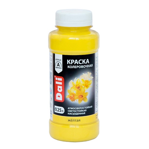 Колер 0,25л желтый РОГНЕДА DALI