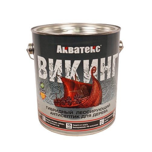 Защитное покрытие Акватекс Викинг 2,5 л (цвет тик) Рогнеда
