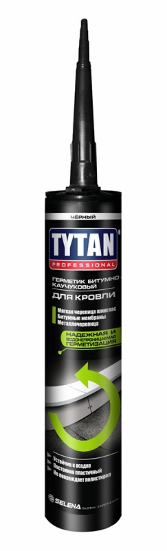 Герметик битумно-каучуковый для кровли TYTAN 310 мл