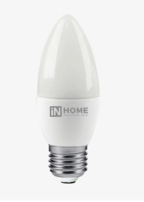 Лампа св/д LED-СВЕЧА-VC 8Вт 230В 6500К 760Лм IN HOME !!