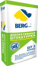 Штукатурка 25 кг декор вн/нар раб BERGhome КОРОЕД Б3