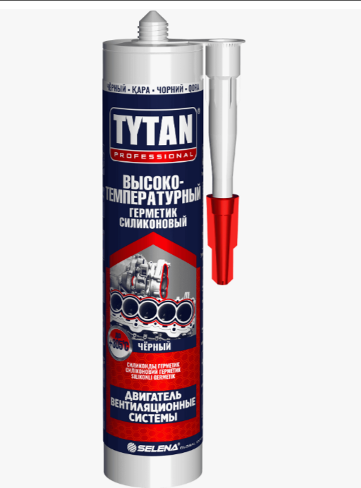 Герметик камин TYTAN 280 мл +1500°C черный