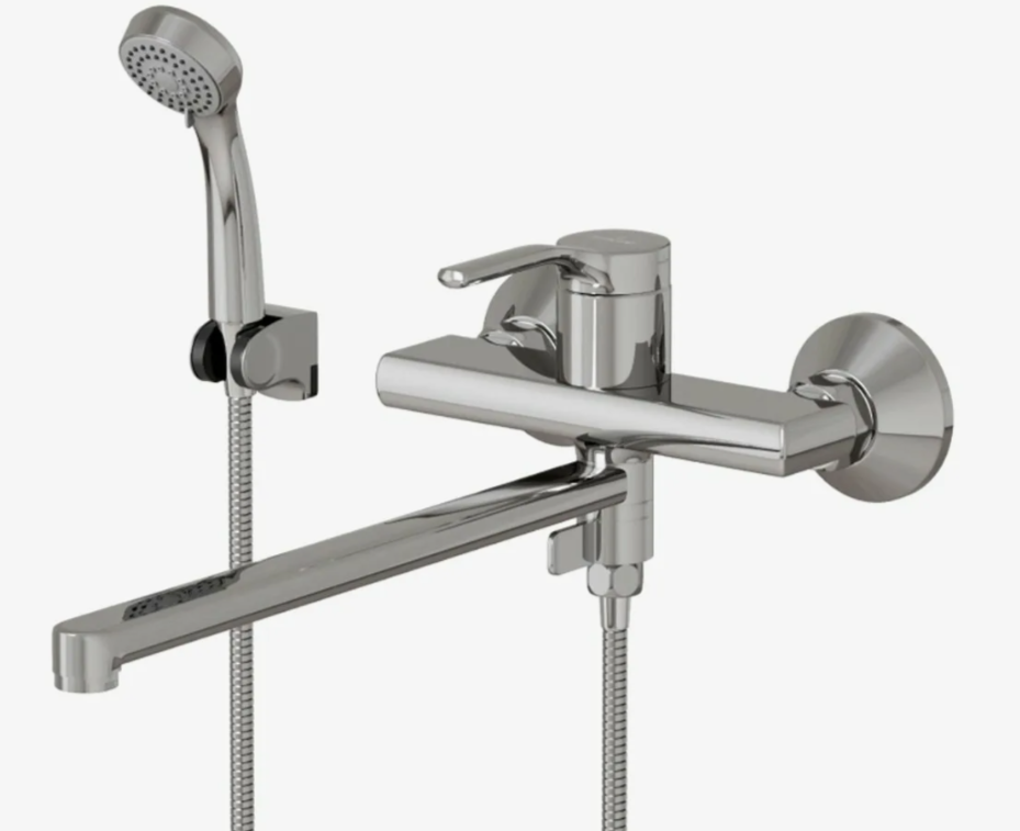 Смеситель для ванны и умыв 35к MIXLINE ML40-02 Flat