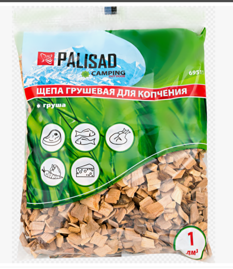 Щепа для копчения 100г грушевая Palisad