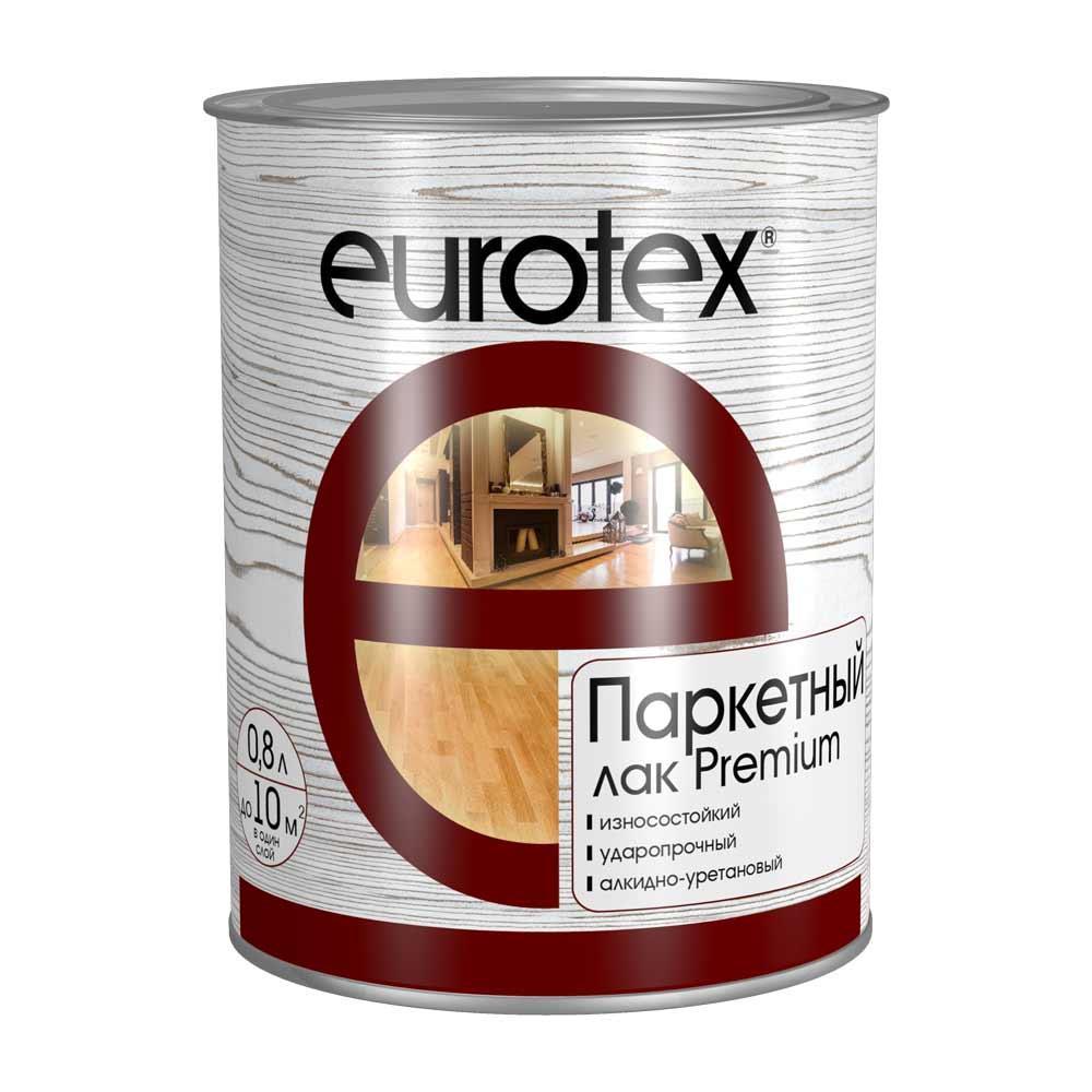 Лак паркетный 0,8кг глянец алк-урет EUROTEX Premium Рогнеда