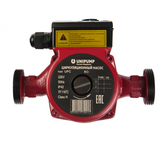 Насос циркуляционный UNIPUMP 25-80 180 с гайками