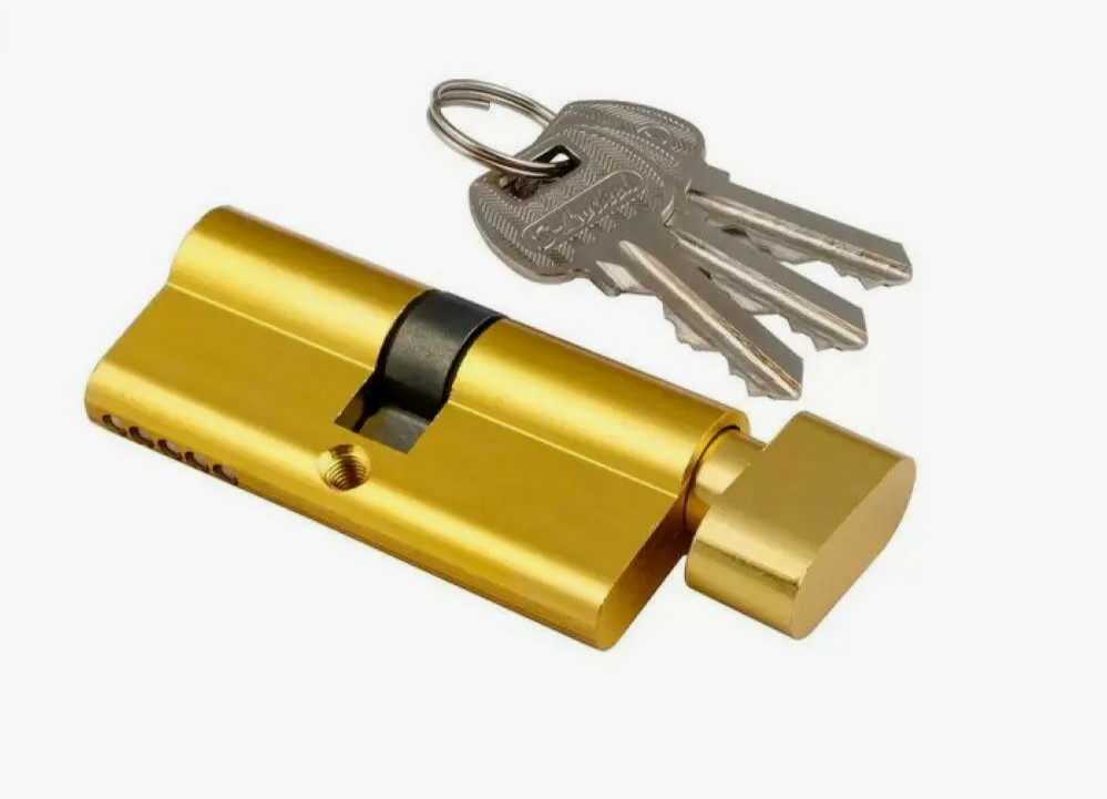 Механизм цил. S-Locked Z-402/60 PB золото к/вертушка