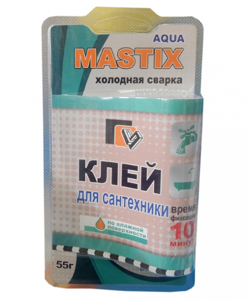 Клей хол/свар 55г MASTIX для сантехники