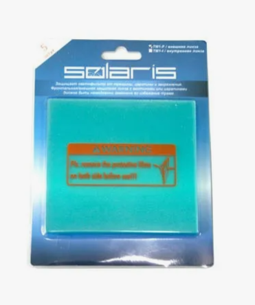 Стекло защитное поликарбонат 136*118мм SOLARIS