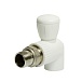 Кран американка шар 25-3/4'' угловой PP-R БЕЛЫЙ