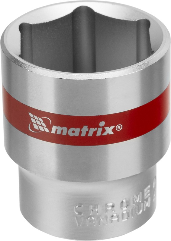 Головка торцевая 14мм 6-гранная CrV хром MATRIX