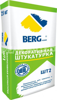 Штукатурка 25 кг декор вн/нар раб  BERGhome КОРОЕД Б2