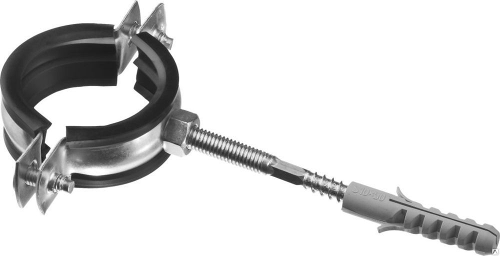 Крепление тр 1 1/4" (42-45) к стене с рез
