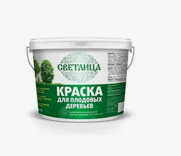 Краска ВД д/садовых деревьев 3кг Светлица