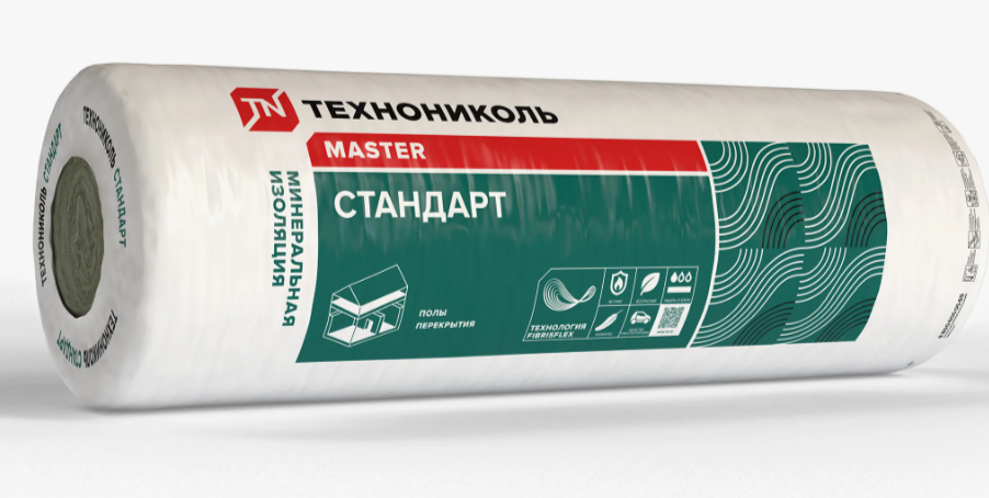 Утеплитель ТН Стандарт ПРОФ (ролик) 10000-1200-50мм (24м2 1,22м3 11кг/м3 2шт)