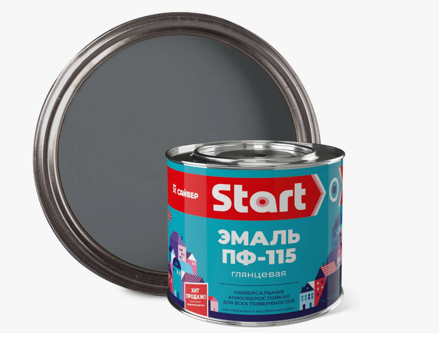 Эмаль ПФ-115 0,8кг фисташковый СТАРТ
