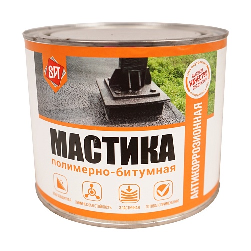 Мастика 1,6кг полимер/битум Царицынские краски
