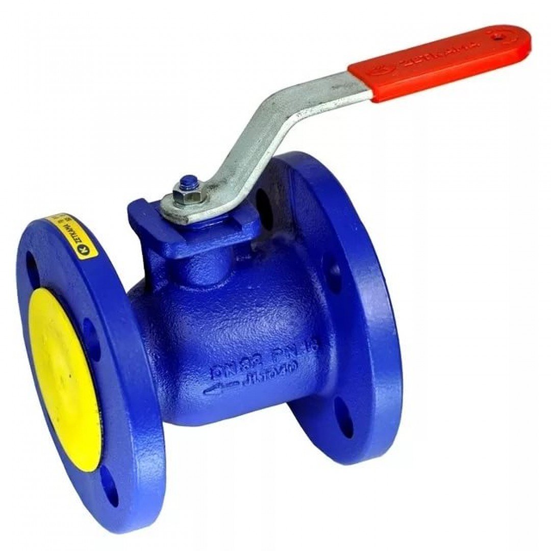 Кран шар ДУ 80/65 PN16 фланцевый Маршал