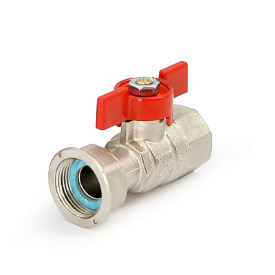 Кран шар с накидной гайкой 3/4х1 г/г баб Valtec