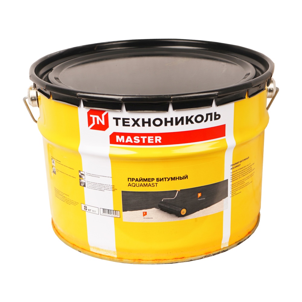 Праймер битумный 10л/8кг AquaMast ТЕХНОНИКОЛЬ ведро