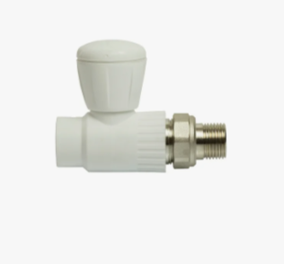 Кран американка шар 20-1/2''прямой БЕЛЫЙ
