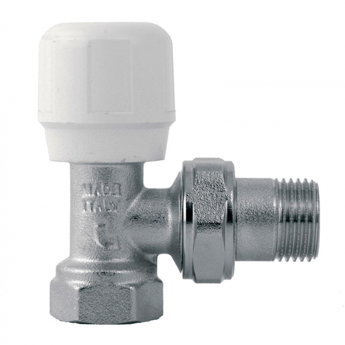 Клапан регулирующий со сгоном 1/2″ угловой ITAP 394