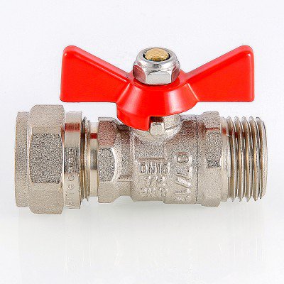 Кран шар д/мет пл трубы 1/2х16 ш/ц VALTEC
