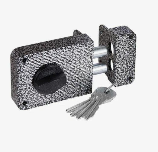 Замок накладной S-Locked 1-3 серебро