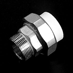 Муфта комб разъемная гайка 50х1 1/2 PRO AQUA белый