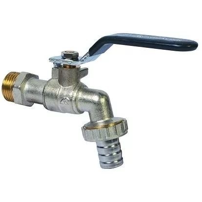 Кран водоразборный шар 3/4" рукоятка, с носиком