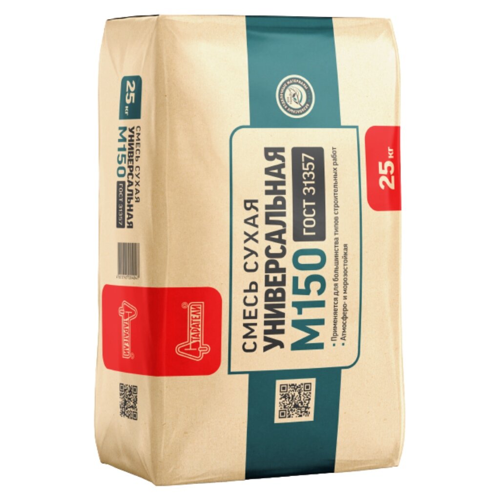 Цементно-песчаная смесь 25кг М150