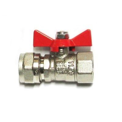 Кран шар д/мет пл трубы 1/2х16 г/ц VALTEC