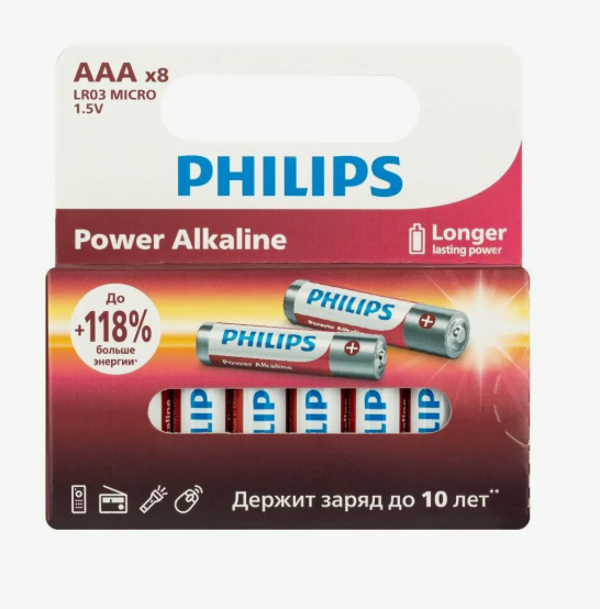 Элемент питания LR03 PHILIPS Power