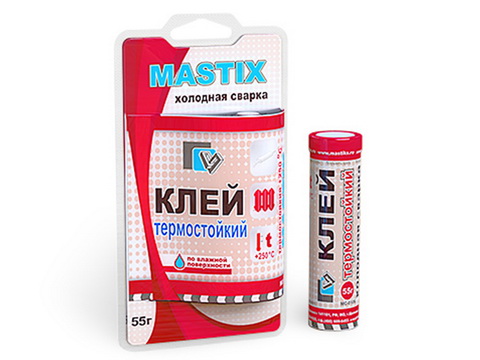 Клей холодная сварка MASTIX термостойкий 55 г