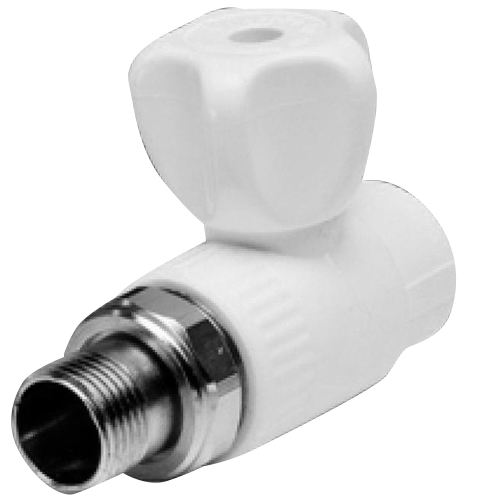 Кран американка шар 25-3/4'' прямой PRO AQUA БЕЛЫЙ