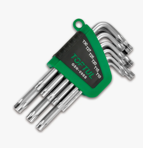 Набор ключей Torx 9 шт T10-T50 TOPTUL