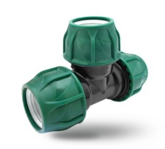 Тройник ПЭ 90х90х90 (обж. ) POELSAN GREEN
