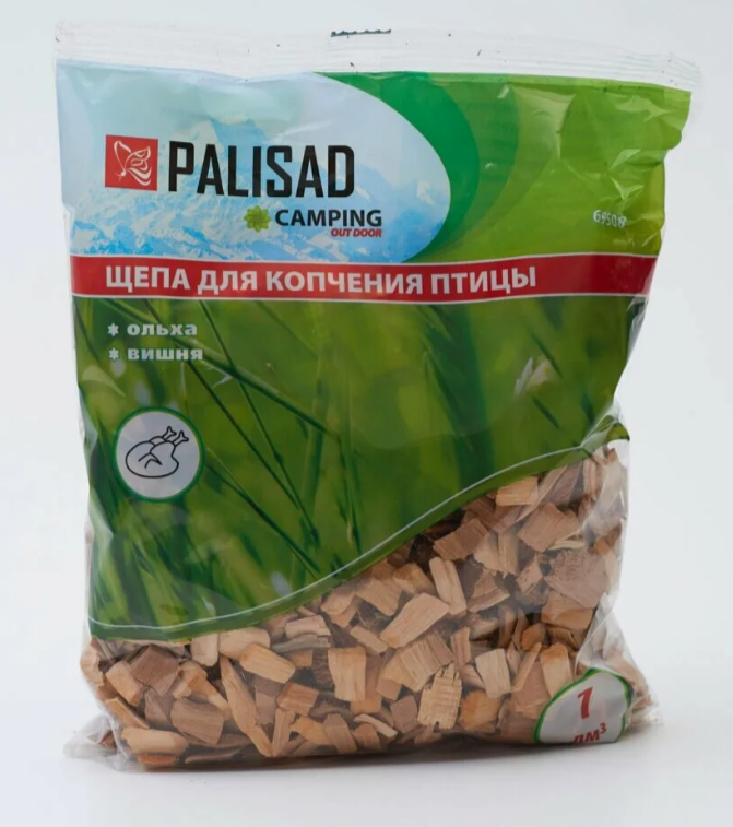 Щепа для копчения птицы ольха+вишня Palisad