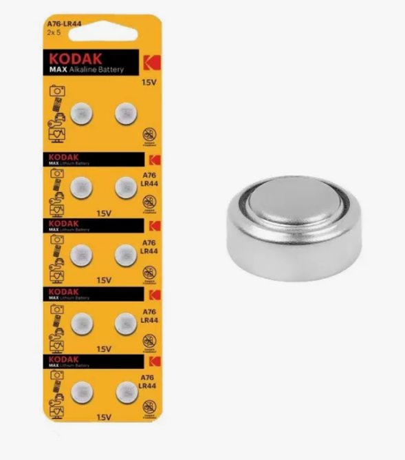 Элемент питания Kodak AG13 LR44-10BL Alkaline